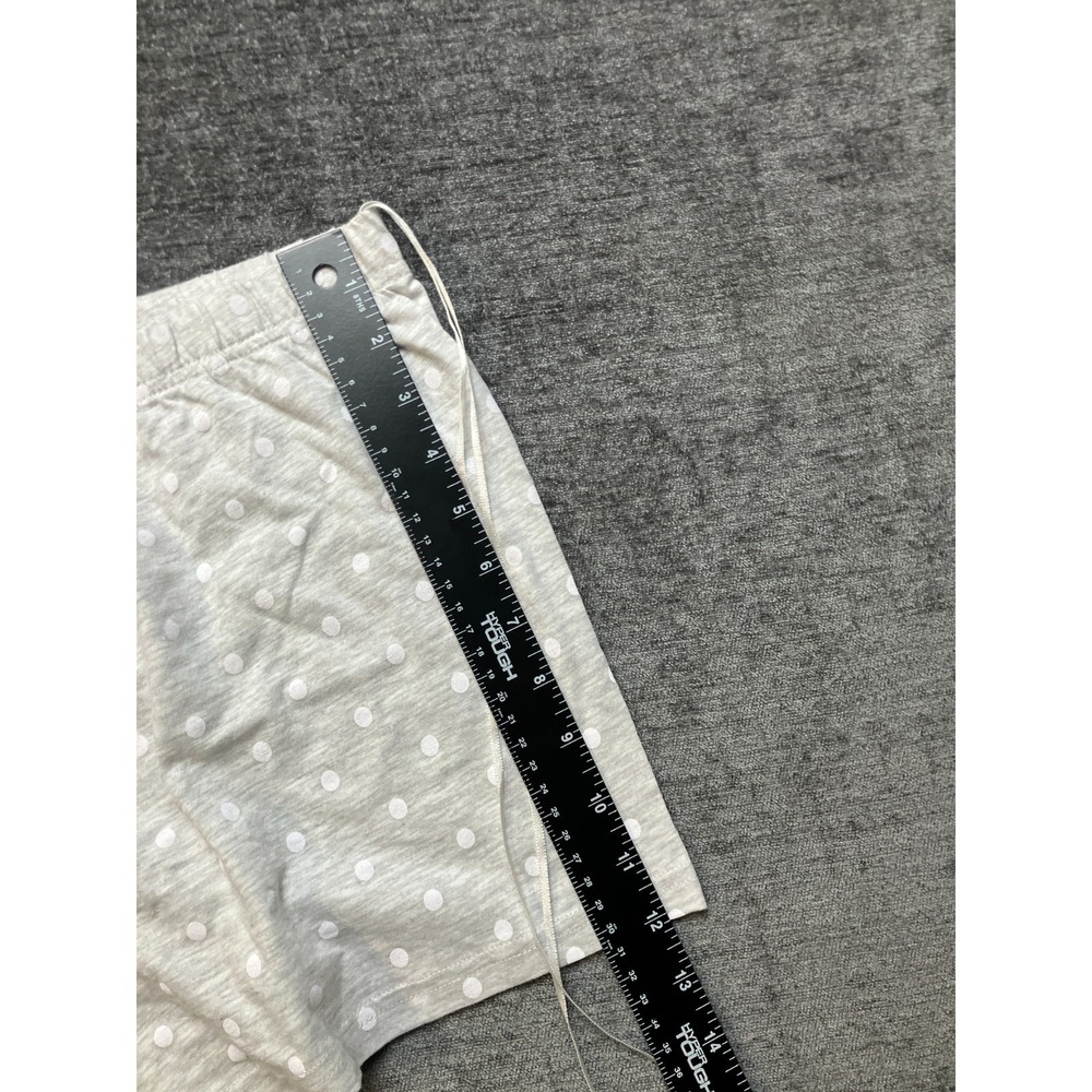 Disney Primark Lounge Shorts Womens Large‎ Gray Polka Dot Side Tie Sleepwear - Picture 5 of 9